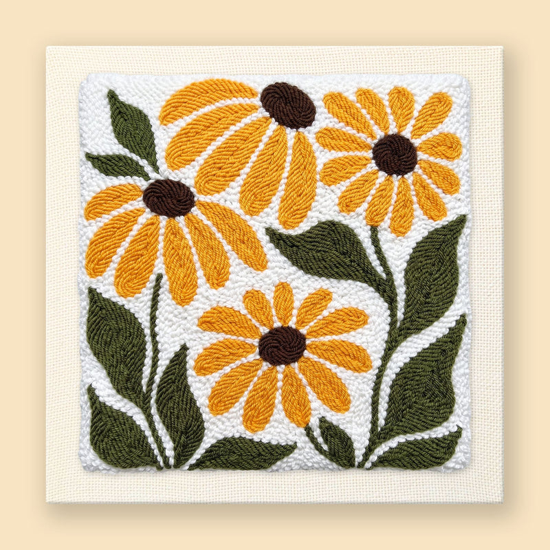 Kit punch needle Sun Daisy