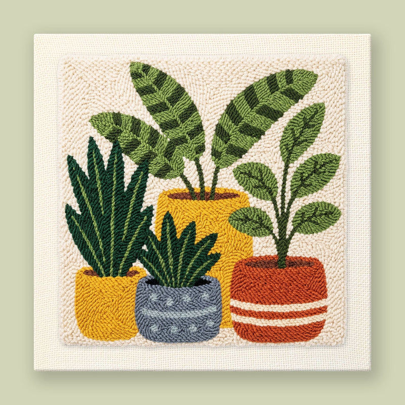 Kit punch needle Sunday Green
