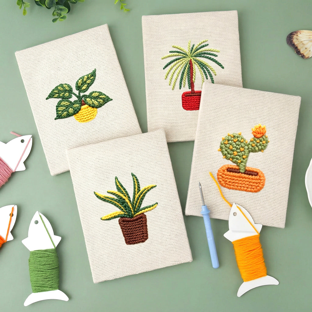 Coffret punch needle 4 pièces Lemon Grove