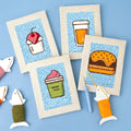 Coffret punch needle 4 pièces Foodie Fiesta