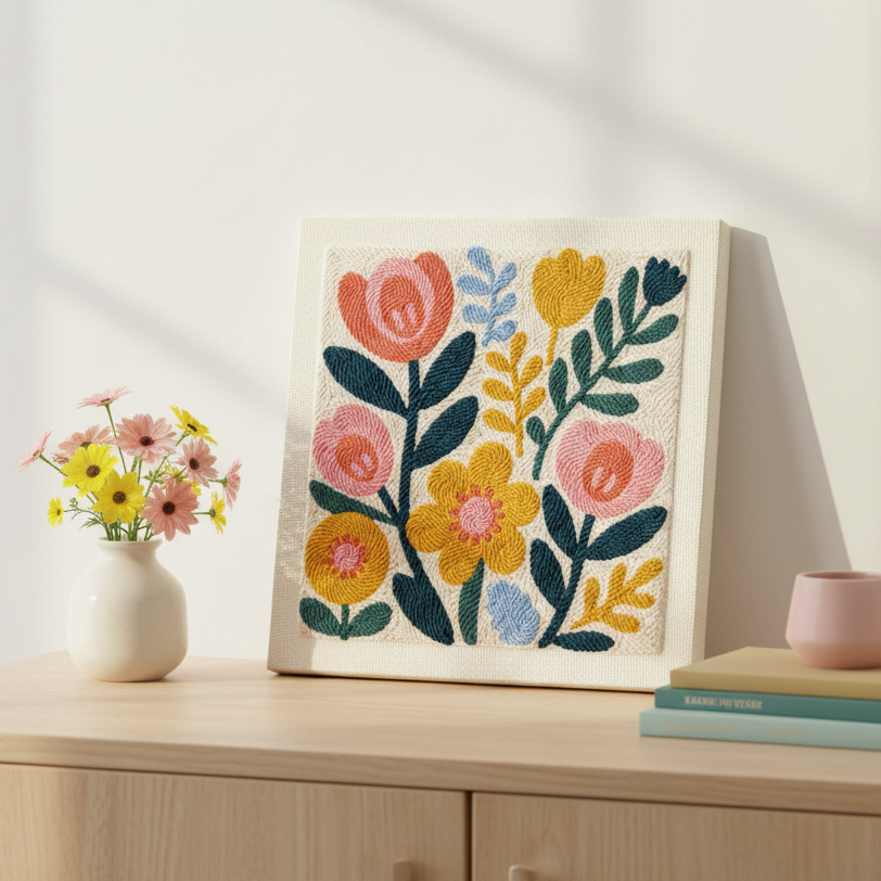 Kit punch needle Midsummer Bloom