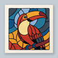 Kit punch needle Stained Toucan