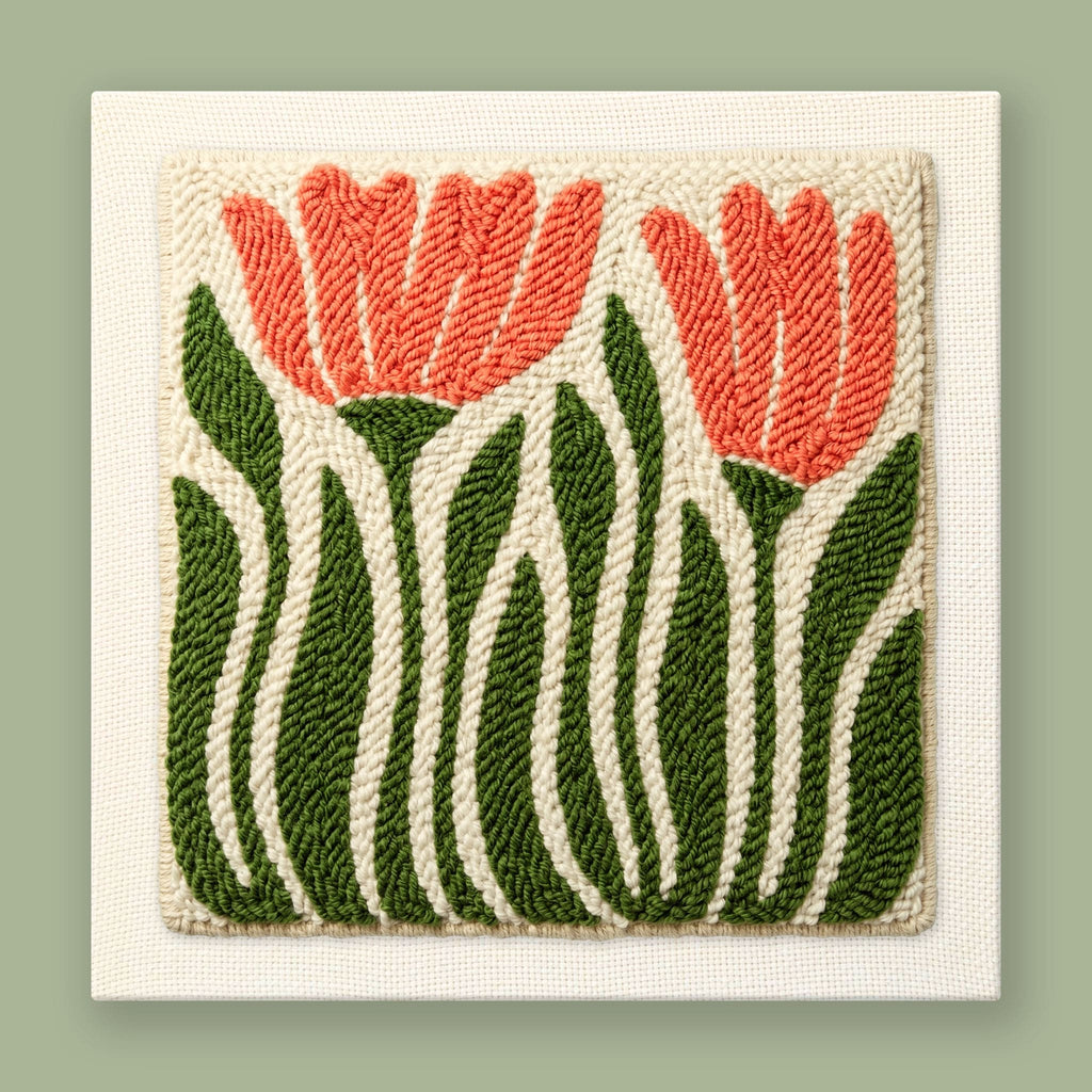 Kit punch needle Tulip Pair