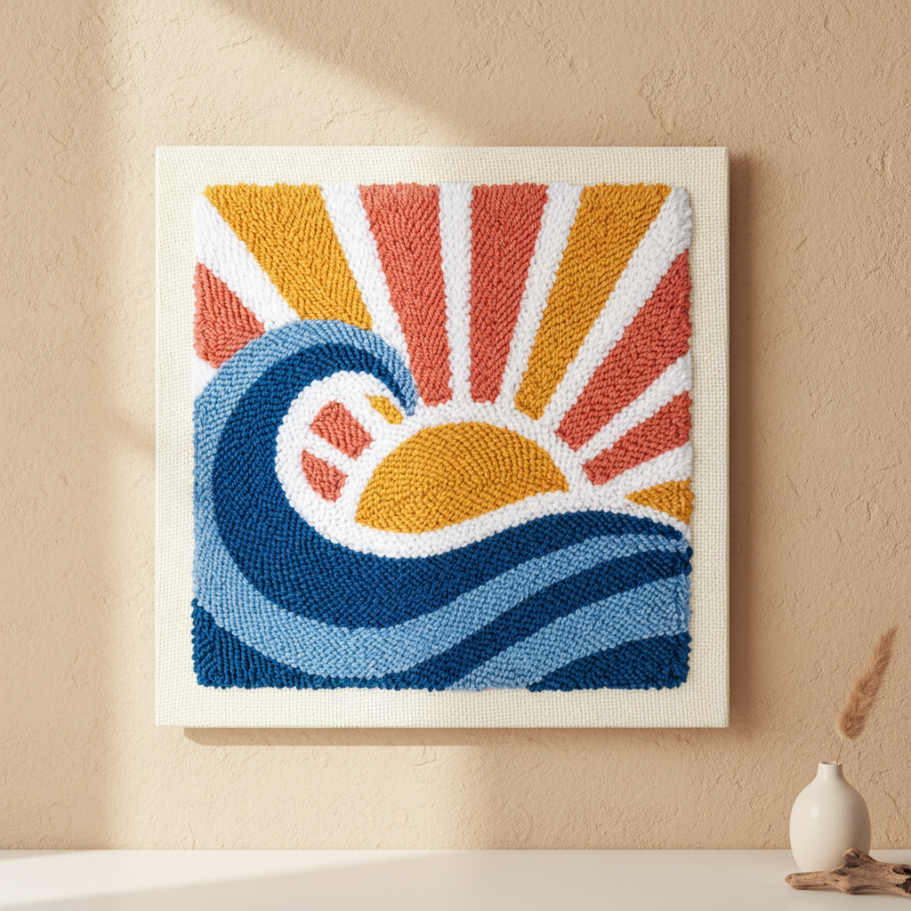 Kit punch needle Sunset Waves