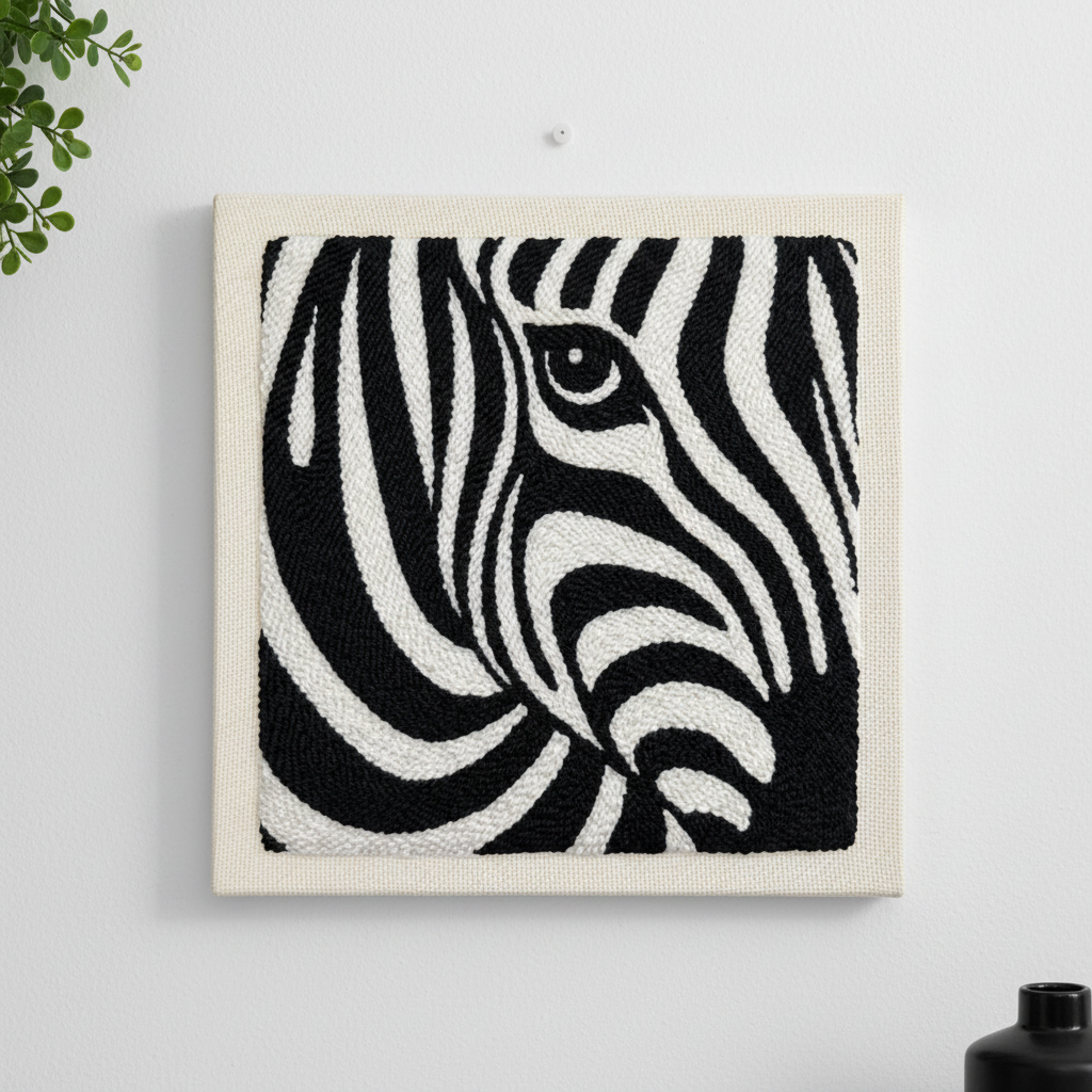 Kit punch needle Wild Stripes