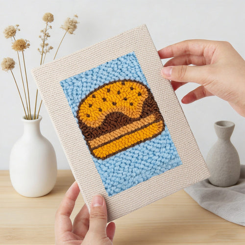 Coffret punch needle 4 pièces Foodie Fiesta