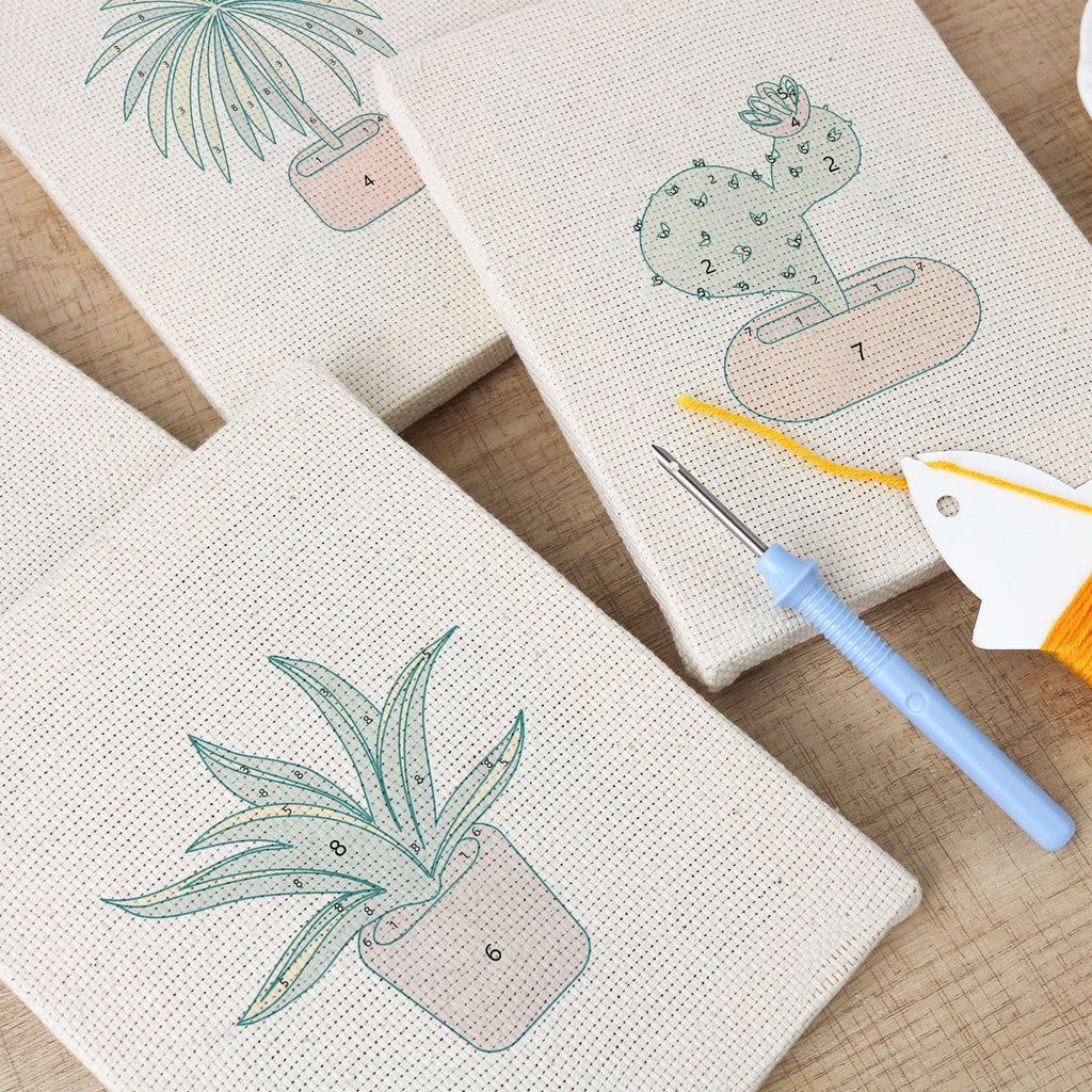 Coffret punch needle 4 pièces Lemon Grove