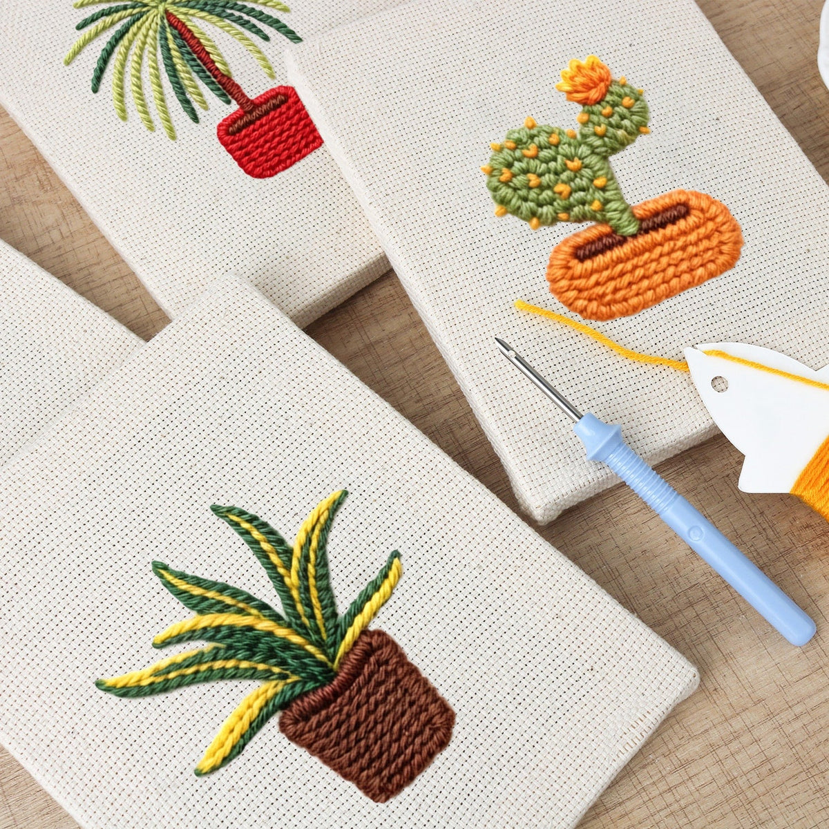 Coffret punch needle 4 pièces Lemon Grove