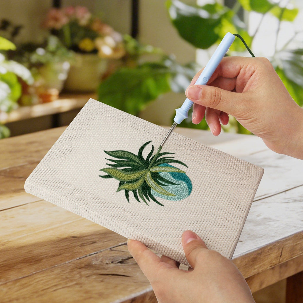 Coffret punch needle 4 pièces Tranquil Plants