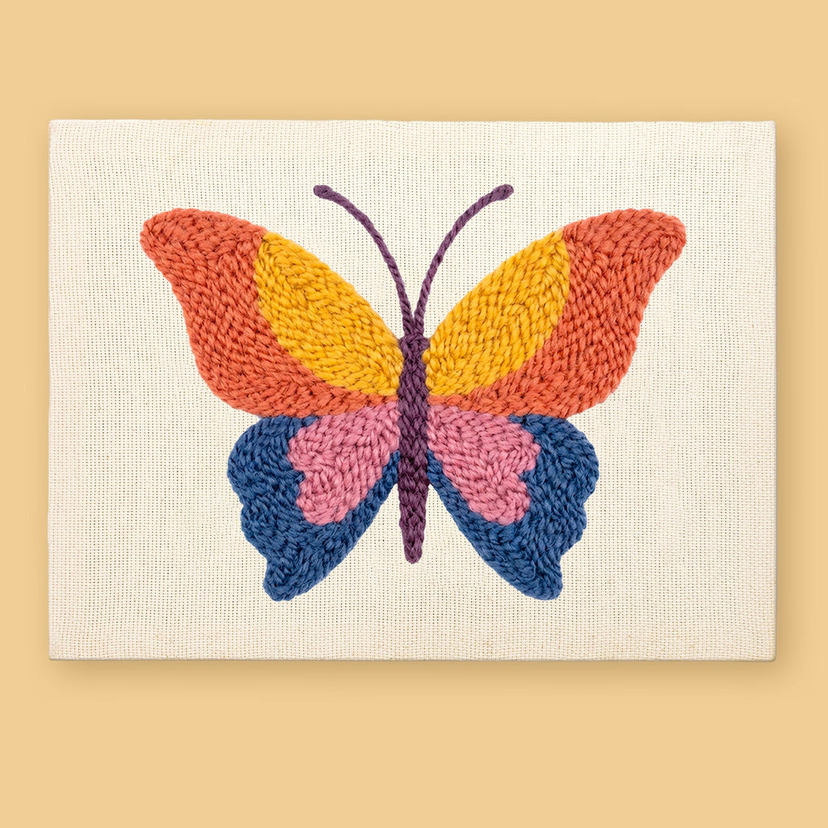 Kit punch needle Butterfly Whimsy