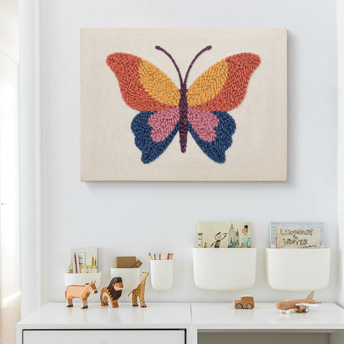 Kit punch needle Butterfly Whimsy