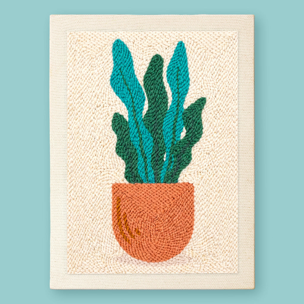 Kit punch needle Tranquil Leaf