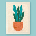 Kit punch needle Tranquil Leaf