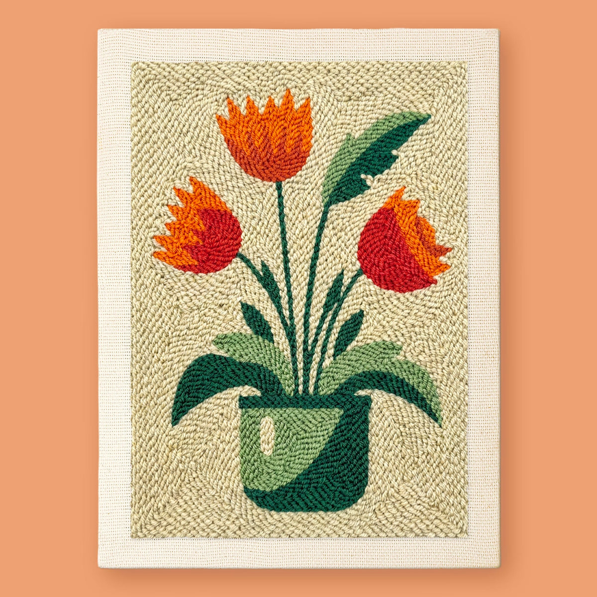 Kit punch needle Tulip Delight