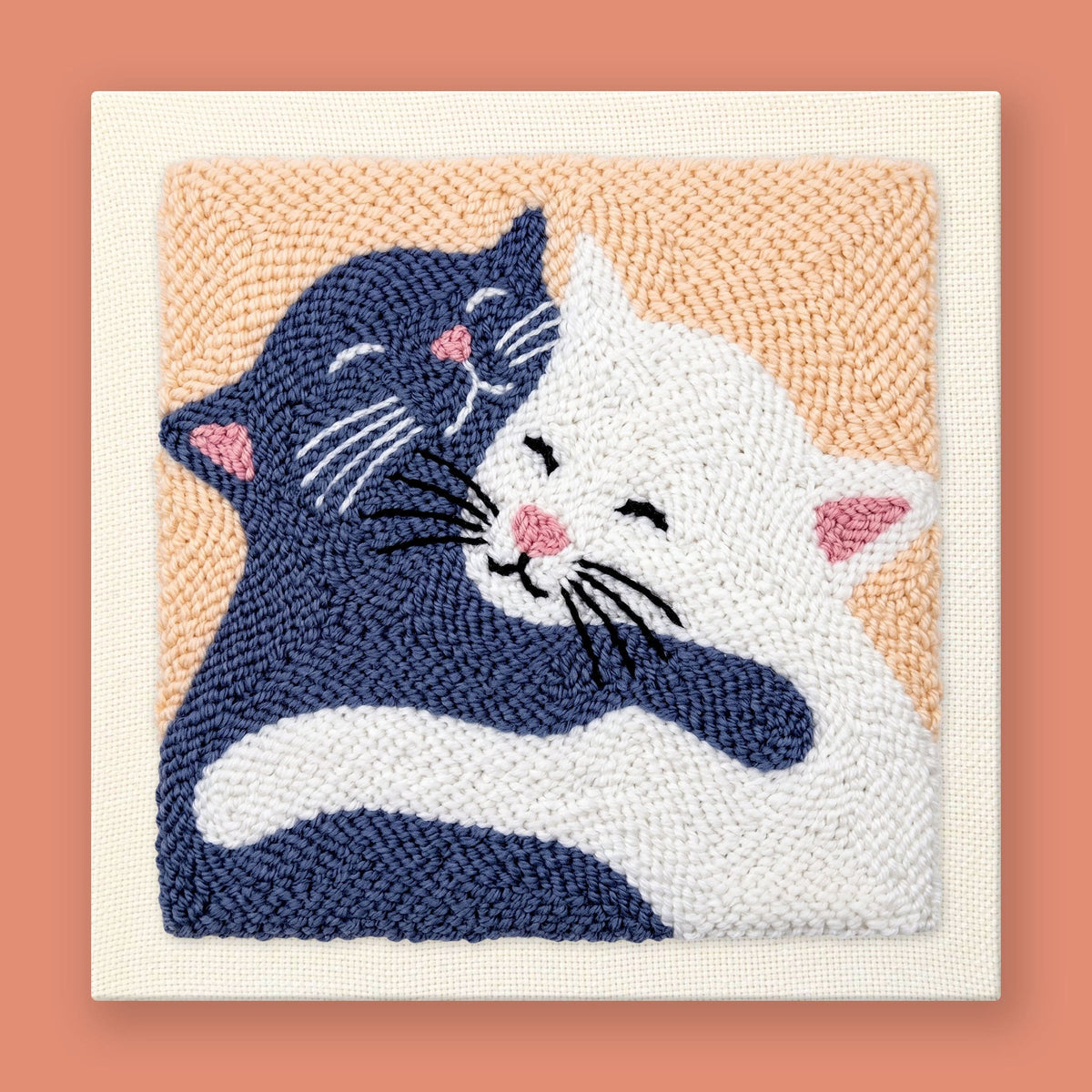 Kit punch needle Cat Cuddles