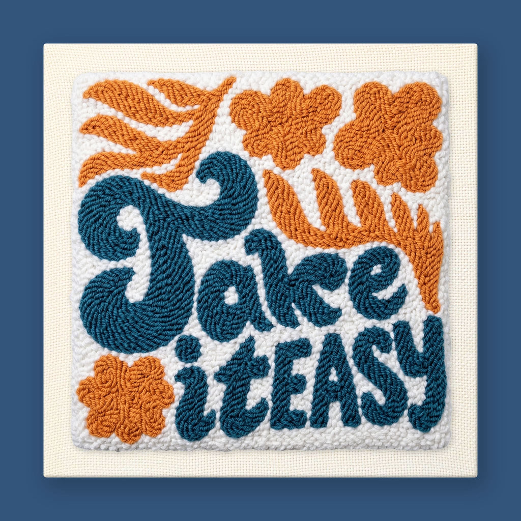 Kit punch needle Take It Easy