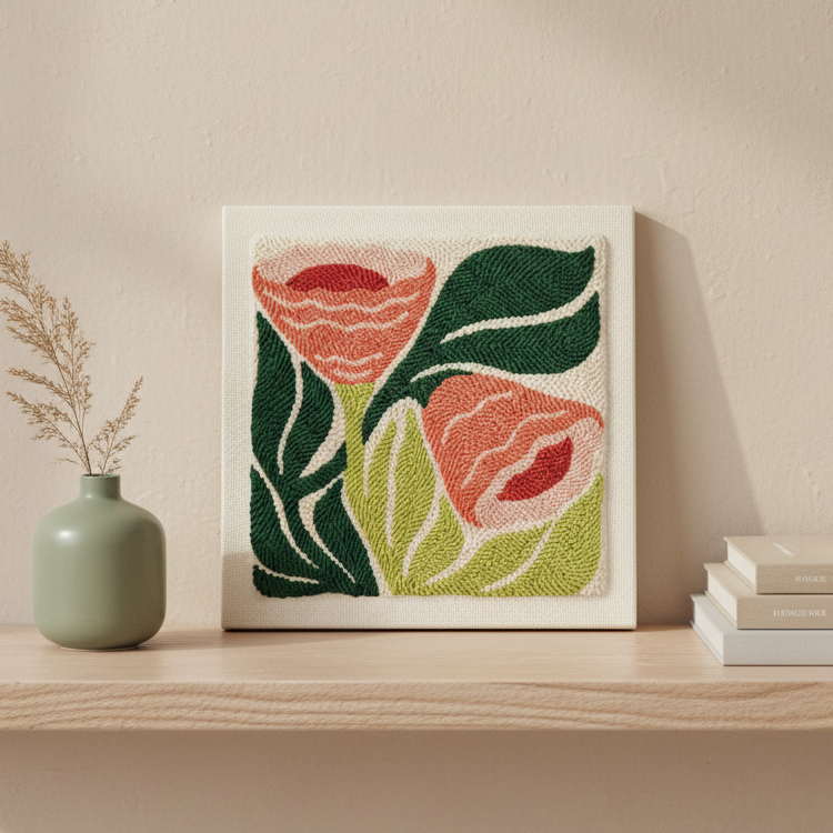 Kit punch needle Tropical Blooms