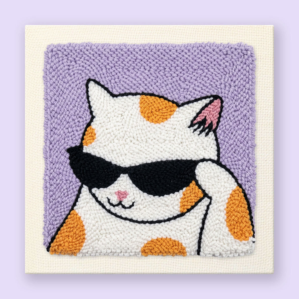 Kit punch needle Cool Cat