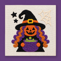 Kit punch needle Cauldron Witch